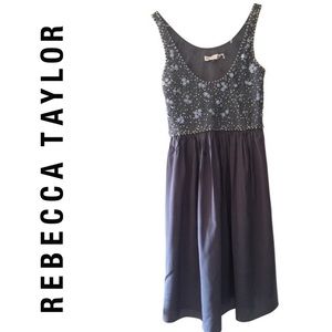 NWT silk Rebecca Taylor babydoll dress